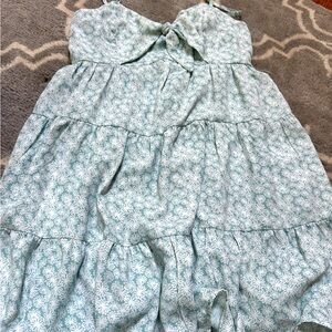 Trixxi Blue Ruffled Tiered Sundress